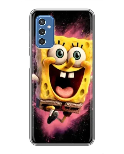 Чехол для Samsung Galaxy M52 с картинкой «Взрывной Спанч Боб»