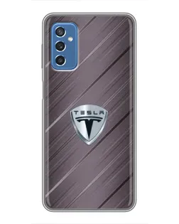 Чохол для Samsung Galaxy M52 з картинкою «Металева текстура Tesla» Чохол для Samsung Galaxy M52 з картинкою «Металева текстура Tesla»