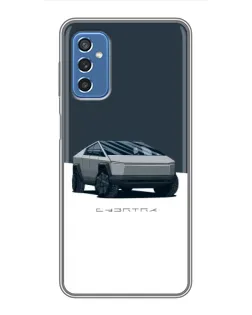 Чохол для Samsung Galaxy M52 з картинкою «Сріблястий Cybertruck Tesla» Чохол для Samsung Galaxy M52 з картинкою «Сріблястий Cybertruck Tesla»