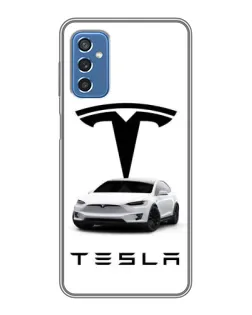 Чохол для Samsung Galaxy M52 з картинкою «Tesla White Style» Чохол для Samsung Galaxy M52 з картинкою «Tesla White Style»