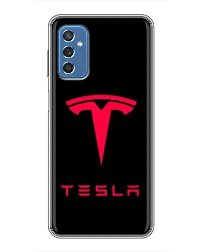 Чехол для Samsung Galaxy M52 с картинкой «Tesla Red Logo» Чехол для Samsung Galaxy M52 с картинкой «Tesla Red Logo»