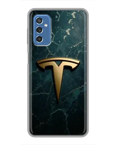 Чехол для Samsung Galaxy M52 с картинкой «Мраморная Tesla Gold» Чехол для Samsung Galaxy M52 с картинкой «Мраморная Tesla Gold»