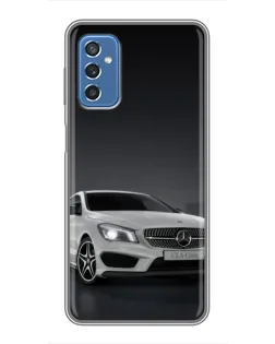 Чехол для Samsung Galaxy M52 с картинкой «Mercedes AMG GT Silver»