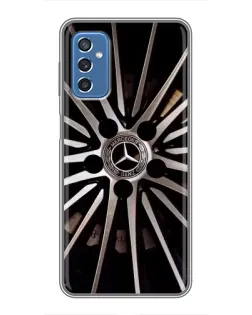 Чехол для Samsung Galaxy M52 с картинкой «Диск Mercedes»