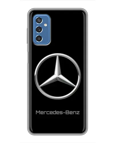 Чехол для Samsung Galaxy M52 с картинкой «Mercedes Silver Logo»