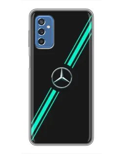 Чехол для Samsung Galaxy M52 с картинкой «Спортивные линии Mercedes» Чехол для Samsung Galaxy M52 с картинкой «Спортивные линии Mercedes»