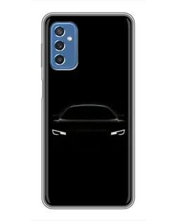 Чохол для Samsung Galaxy M52 з картинкою «Погляд Audi у темряві»