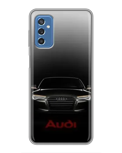 Чехол для Samsung Galaxy M52 с картинкой «Audi — градиентный контур» Чехол для Samsung Galaxy M52 с картинкой «Audi — градиентный контур»