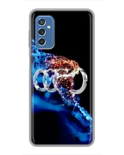 Чохол для Samsung Galaxy M52 з картинкою «Енергія лого Audi»