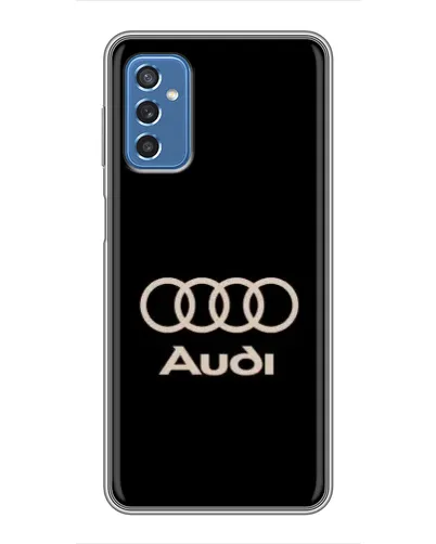 Чехол для Samsung Galaxy M52 с картинкой «Audi — золотой логотип» Чехол для Samsung Galaxy M52 с картинкой «Audi — золотой логотип»