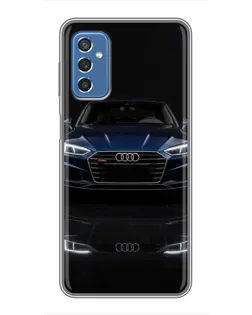Чохол для Samsung Galaxy M52 з картинкою «Audi — нічне відображення»