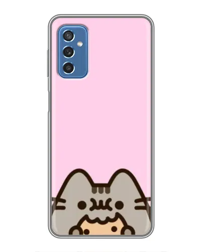 Чехол для Samsung Galaxy M52 с картинкой «Pusheen и печенье» Чехол для Samsung Galaxy M52 с картинкой «Pusheen и печенье»