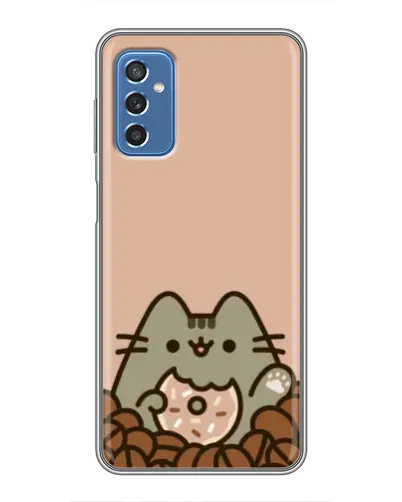 Чехол для Samsung Galaxy M52 с картинкой «Кофейный Пушин» Чехол для Samsung Galaxy M52 с картинкой «Кофейный Пушин»