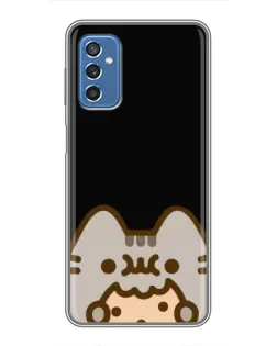Чехол для Samsung Galaxy M52 с картинкой «Пушин на черном»