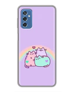 Чехол для Samsung Galaxy M52 с картинкой «Радужные Пушины»