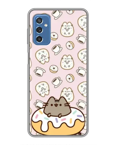 Чехол для Samsung Galaxy M52 с картинкой «Пушин на пончике» Чехол для Samsung Galaxy M52 с картинкой «Пушин на пончике»