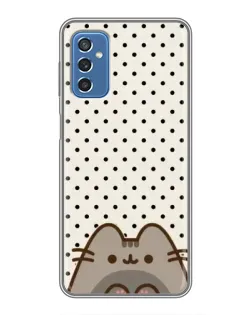 Чехол для Samsung Galaxy M52 с картинкой «Пушин в горошек»