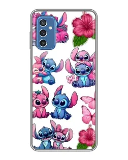 Чохол для Samsung Galaxy M52 з картинкою «Стікери Stitch та Angel»