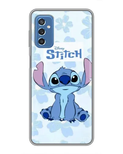 Чохол для Samsung Galaxy M52 з картинкою «Stitch серед квітів» Чохол для Samsung Galaxy M52 з картинкою «Stitch серед квітів»