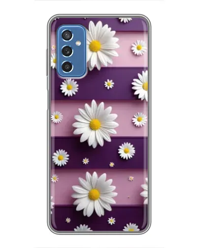 Чохол для Samsung Galaxy M52 з картинкою «Ромашки на фіолетовому» Чохол для Samsung Galaxy M52 з картинкою «Ромашки на фіолетовому»
