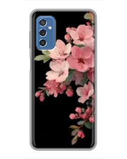 Чохол для Samsung Galaxy M52 з картинкою «Рожева гілка сакури»