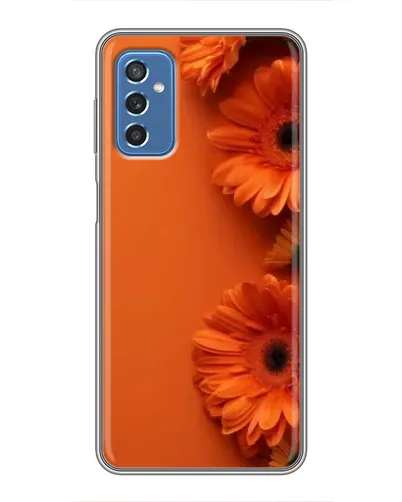 Чохол для Samsung Galaxy M52 з картинкою «Помаранчеві гербери» Чохол для Samsung Galaxy M52 з картинкою «Помаранчеві гербери»