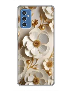 Чохол для Samsung Galaxy M52 з картинкою «Білі паперові квіти»