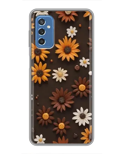 Чохол для Samsung Galaxy M52 з картинкою «Візерунок з маленьких соняшників» Чохол для Samsung Galaxy M52 з картинкою «Візерунок з маленьких соняшників»
