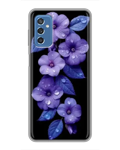 Чохол для Samsung Galaxy M52 з картинкою «Фіолетові квіти з росою» Чохол для Samsung Galaxy M52 з картинкою «Фіолетові квіти з росою»
