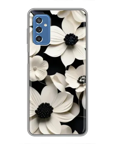 Чохол для Samsung Galaxy M52 з картинкою «Об'ємні білі квіти» Чохол для Samsung Galaxy M52 з картинкою «Об'ємні білі квіти»