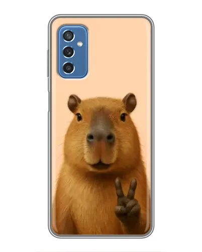 Чохол для Samsung Galaxy M52 з картинкою «Капібара вікторія» Чохол для Samsung Galaxy M52 з картинкою «Капібара вікторія»