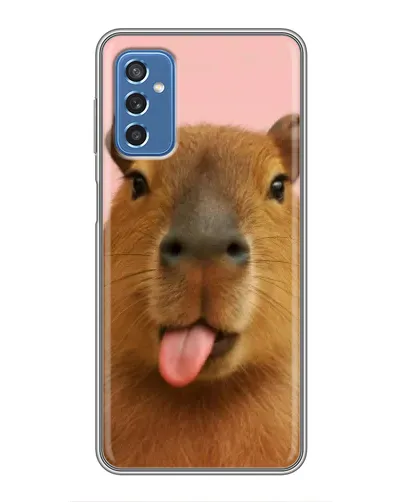 Чохол для Samsung Galaxy M52 з картинкою «Капібара з язиком» Чохол для Samsung Galaxy M52 з картинкою «Капібара з язиком»