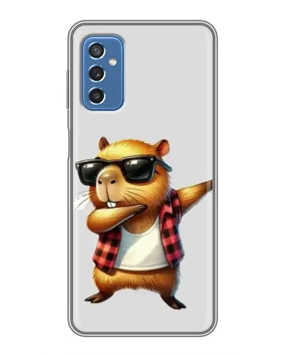 Чохол для Samsung Galaxy M52 з картинкою «Капібара репер даб» Чохол для Samsung Galaxy M52 з картинкою «Капібара репер даб»