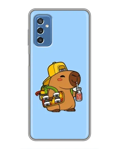 Чохол для Samsung Galaxy M52 з картинкою «Капібара на скейті» Чохол для Samsung Galaxy M52 з картинкою «Капібара на скейті»