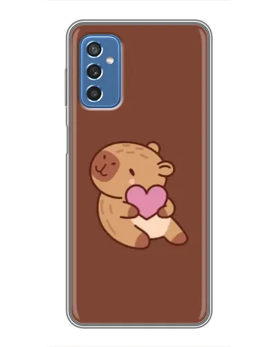 Чохол для Samsung Galaxy M52 з картинкою «Капібара з серцем» Чохол для Samsung Galaxy M52 з картинкою «Капібара з серцем»