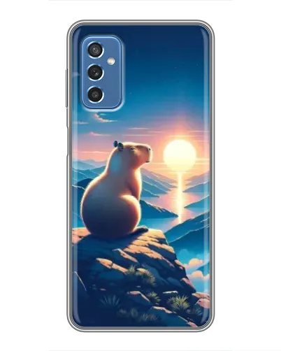 Чохол для Samsung Galaxy M52 з картинкою «Захід сонця з капібарою» Чохол для Samsung Galaxy M52 з картинкою «Захід сонця з капібарою»