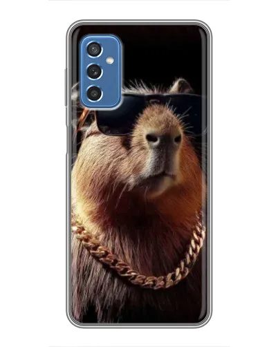 Чохол для Samsung Galaxy M52 з картинкою «Капібара золотий ланцюг» Чохол для Samsung Galaxy M52 з картинкою «Капібара золотий ланцюг»