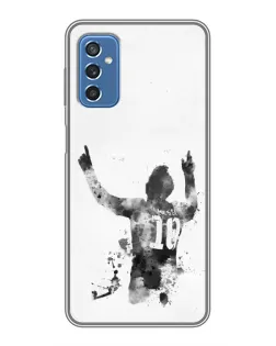 Чохол для Samsung Galaxy M52 з картинкою «Чорно-білий силует Мессі» Чохол для Samsung Galaxy M52 з картинкою «Чорно-білий силует Мессі»