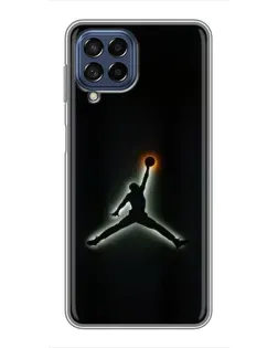 Чехол для Samsung Galaxy M53 (5G) (M536B) с картинкой «Jordan Gradient Logo»