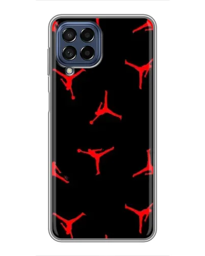 Чехол для Samsung Galaxy M53 (5G) (M536B) с картинкой «Jordan Red Pattern» Чехол для Samsung Galaxy M53 (5G) (M536B) с картинкой «Jordan Red Pattern»