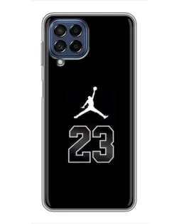 Чехол для Samsung Galaxy M53 (5G) (M536B) с картинкой «Jordan Flight 23» Чехол для Samsung Galaxy M53 (5G) (M536B) с картинкой «Jordan Flight 23»