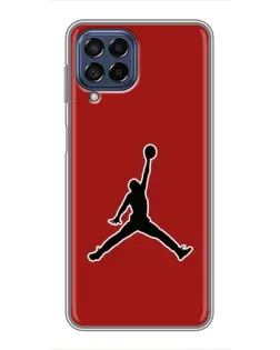 Чехол для Samsung Galaxy M53 (5G) (M536B) с картинкой «Jordan Red Back» Чехол для Samsung Galaxy M53 (5G) (M536B) с картинкой «Jordan Red Back»