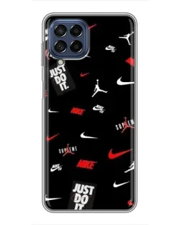 Чехол для Samsung Galaxy M53 (5G) (M536B) с картинкой «Nike Mix Pattern» Чехол для Samsung Galaxy M53 (5G) (M536B) с картинкой «Nike Mix Pattern»