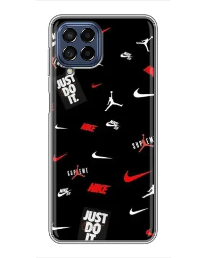 Чехол для Samsung Galaxy M53 (5G) (M536B) с картинкой «Nike Mix Pattern» Чехол для Samsung Galaxy M53 (5G) (M536B) с картинкой «Nike Mix Pattern»