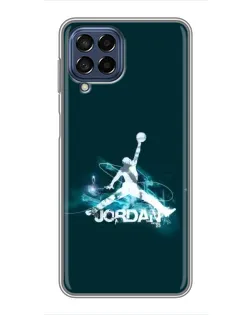 Чехол для Samsung Galaxy M53 (5G) (M536B) с картинкой «Jordan Blue Fire» Чехол для Samsung Galaxy M53 (5G) (M536B) с картинкой «Jordan Blue Fire»