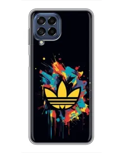 Чехол для Samsung Galaxy M53 (5G) (M536B) с картинкой «Adidas Splash» Чехол для Samsung Galaxy M53 (5G) (M536B) с картинкой «Adidas Splash»