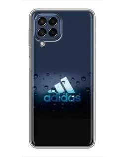 Чехол для Samsung Galaxy M53 (5G) (M536B) с картинкой «Adidas Water Drops» Чехол для Samsung Galaxy M53 (5G) (M536B) с картинкой «Adidas Water Drops»