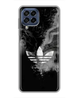Чехол для Samsung Galaxy M53 (5G) (M536B) с картинкой «Абстрактный дым Adidas» Чехол для Samsung Galaxy M53 (5G) (M536B) с картинкой «Абстрактный дым Adidas»