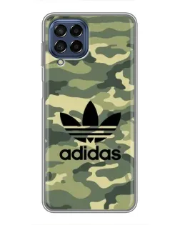 Чехол для Samsung Galaxy M53 (5G) (M536B) с картинкой «Милитари стиль Adidas» Чехол для Samsung Galaxy M53 (5G) (M536B) с картинкой «Милитари стиль Adidas»