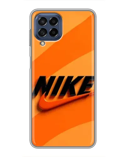 Чехол для Samsung Galaxy M53 (5G) (M536B) с картинкой «Оранжевый драйв Nike»